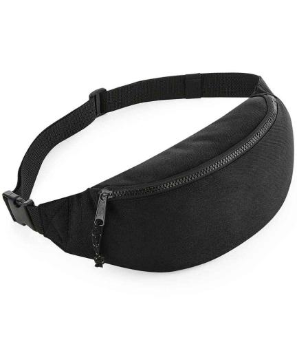 BagBase Recycled Belt Bag - BLK - ONE
